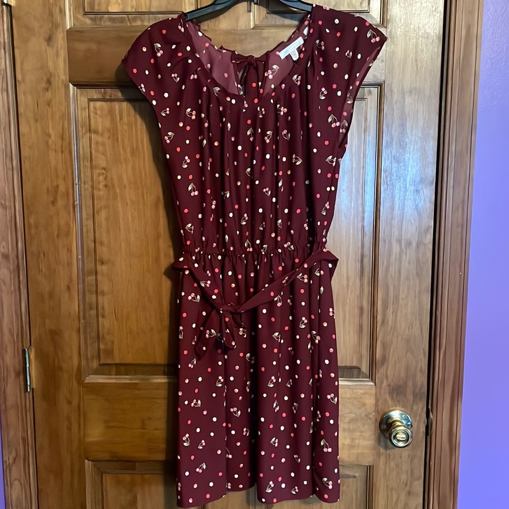 Lauren Conrad Cherry Dress NEW